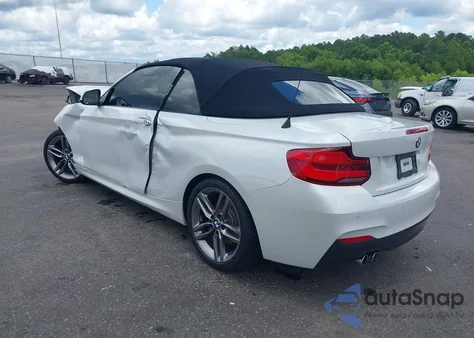 2019 BMW 230I z USA, uszkodzony, nr VIN WBA2M7C59KVD51993